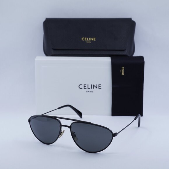 Final Price! Celine CL40077U 02A Matte Black Sunglasses - Picture 5 of 12